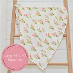 Tulip Garden Baby Swaddle Blanket - Premium Swaddle from LollyBanks - Just $16.95! Shop now at Pat's Monograms
