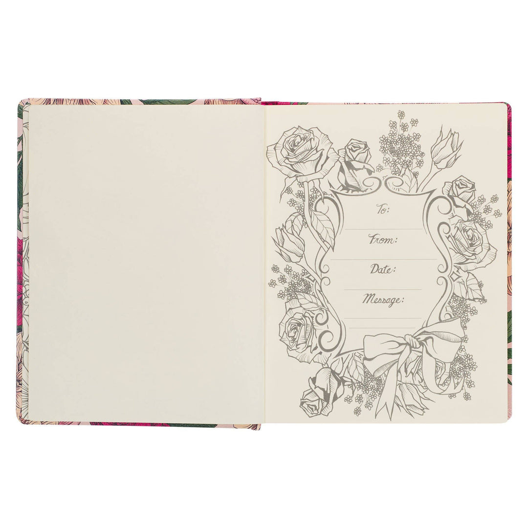 KJV My Creative Bible Hardcover, Pink Floral Printed - Premium Bible from Christian Art Gifts - Just $48.95! Shop now at Pat's Monograms