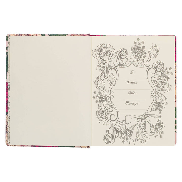 KJV My Creative Bible Hardcover, Pink Floral Printed - Premium Bible from Christian Art Gifts - Just $48.95! Shop now at Pat's Monograms