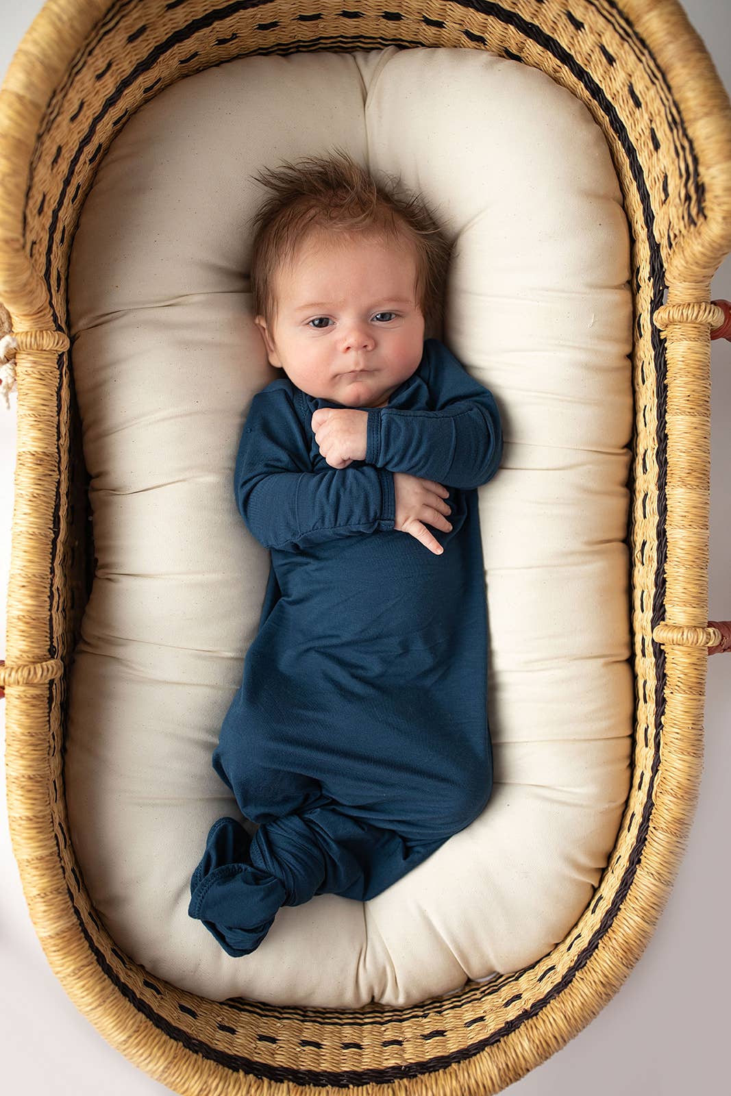 Navy Blue Knotted Gown - Premium  from Three Little Tots - Just $26.95! Shop now at Pat's Monograms