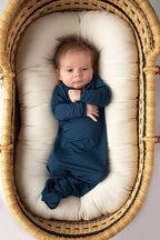 Navy Blue Knotted Gown - Premium  from Three Little Tots - Just $26.95! Shop now at Pat's Monograms