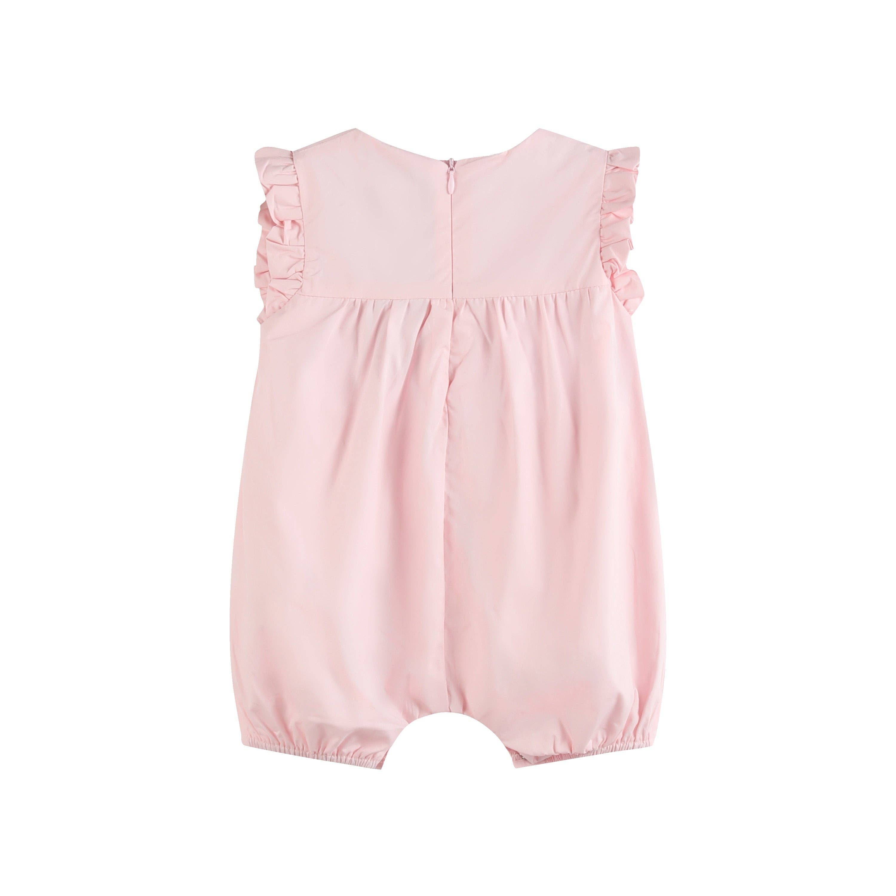 Pink Ruffle Jumper Romper - Premium Baby & Toddler Outfits from Lil Cactus - Just $38.95! Shop now at Pat's Monograms