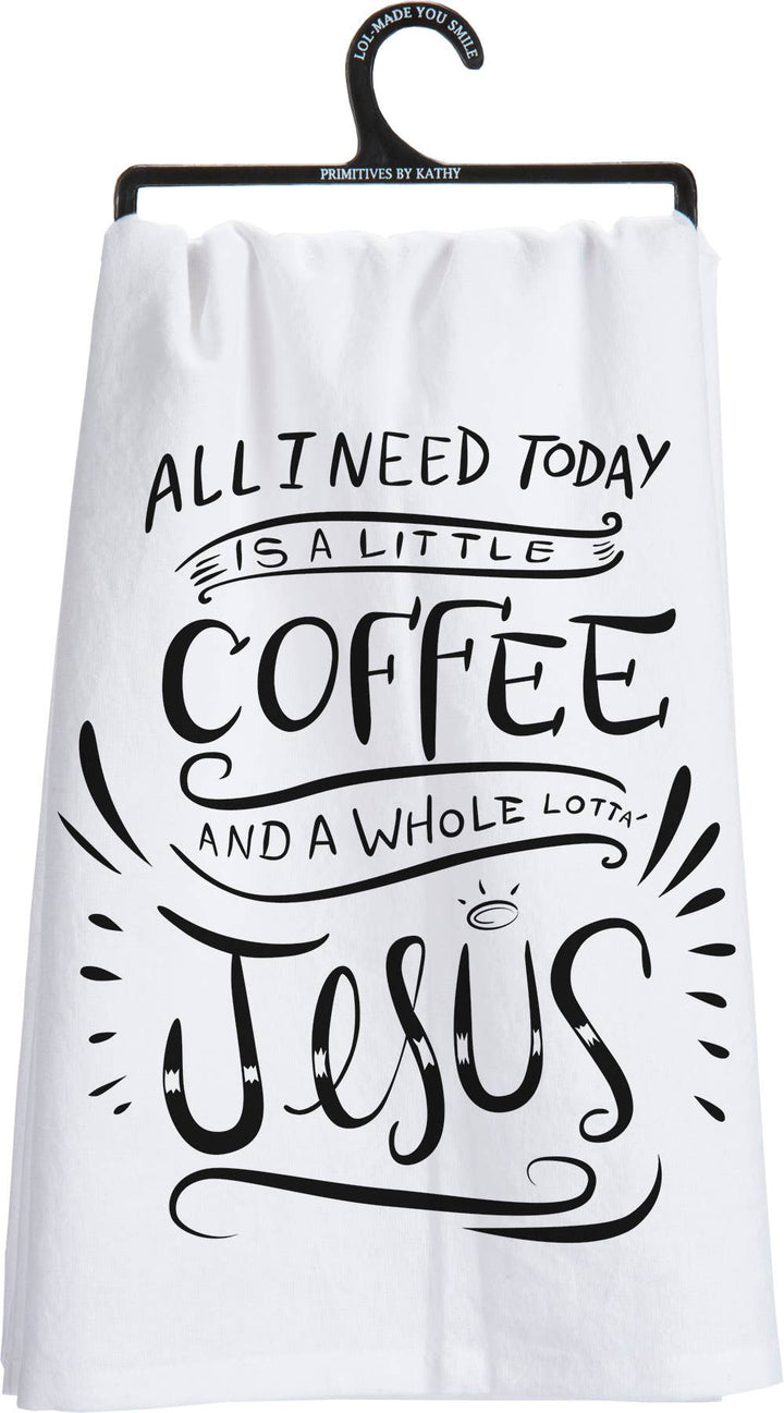 And A Whole Lot Of Jesus Kitchen Towel - Premium Kitchen Towel from Primitives by Kathy - Just $8.95! Shop now at Pat's Monograms