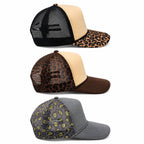 Leopard Pattern Mesh Foam Trucker Hat - Premium Hats & Caps from Hatzzi - Just $13! Shop now at Pat's Monograms