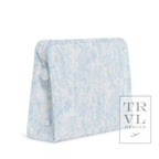 Roadie Large - Bunny Toile Blue Zip Pouch - Premium travel bag from TRVL Design - Just $32! Shop now at Pat's Monograms