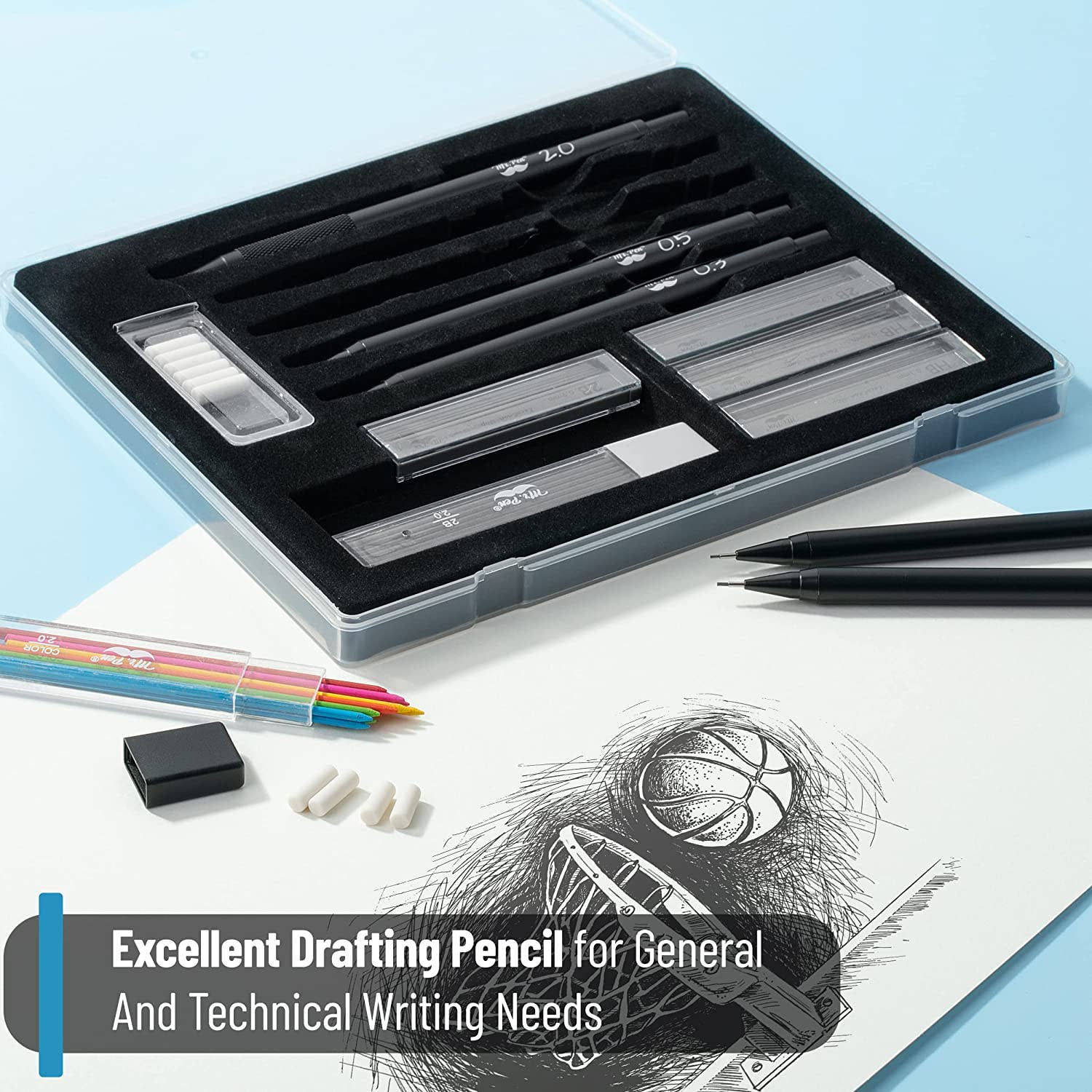 Metal Mechanical Pencils Precision Set - Premium Pens from Mr. Pen - Just $11.95! Shop now at Pat's Monograms