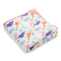 Rawr-Some Girly Baby Toddler Muslin Blanket - Premium Baby Blanket from LollyBanks - Just $29.95! Shop now at Pat's Monograms