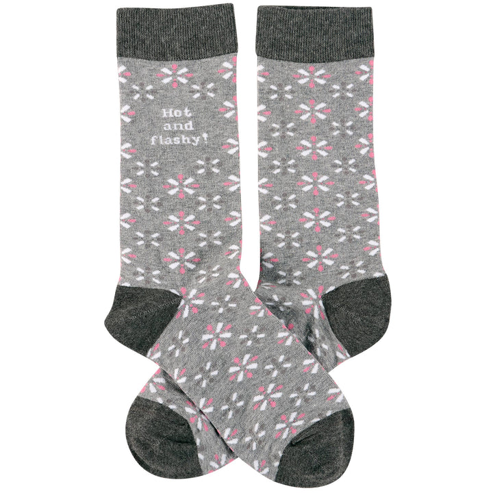 Hot And Flashy Socks - Premium Socks from Primitives by Kathy - Just $11.50! Shop now at Pat's Monograms