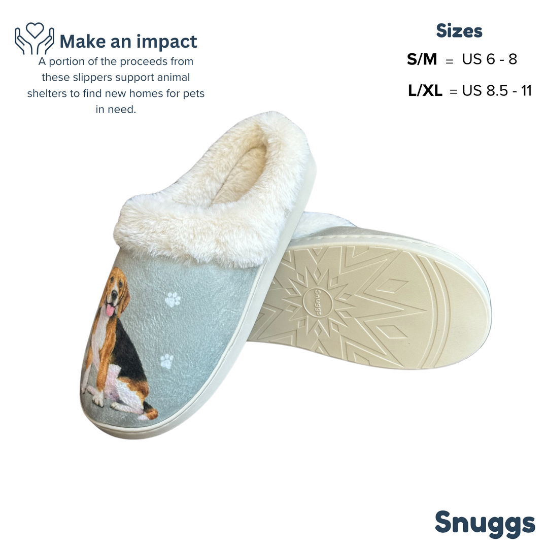 Beagle Snuggs Slippers - Premium Slippers from E&S Pets - Just $24.95! Shop now at Pat's Monograms