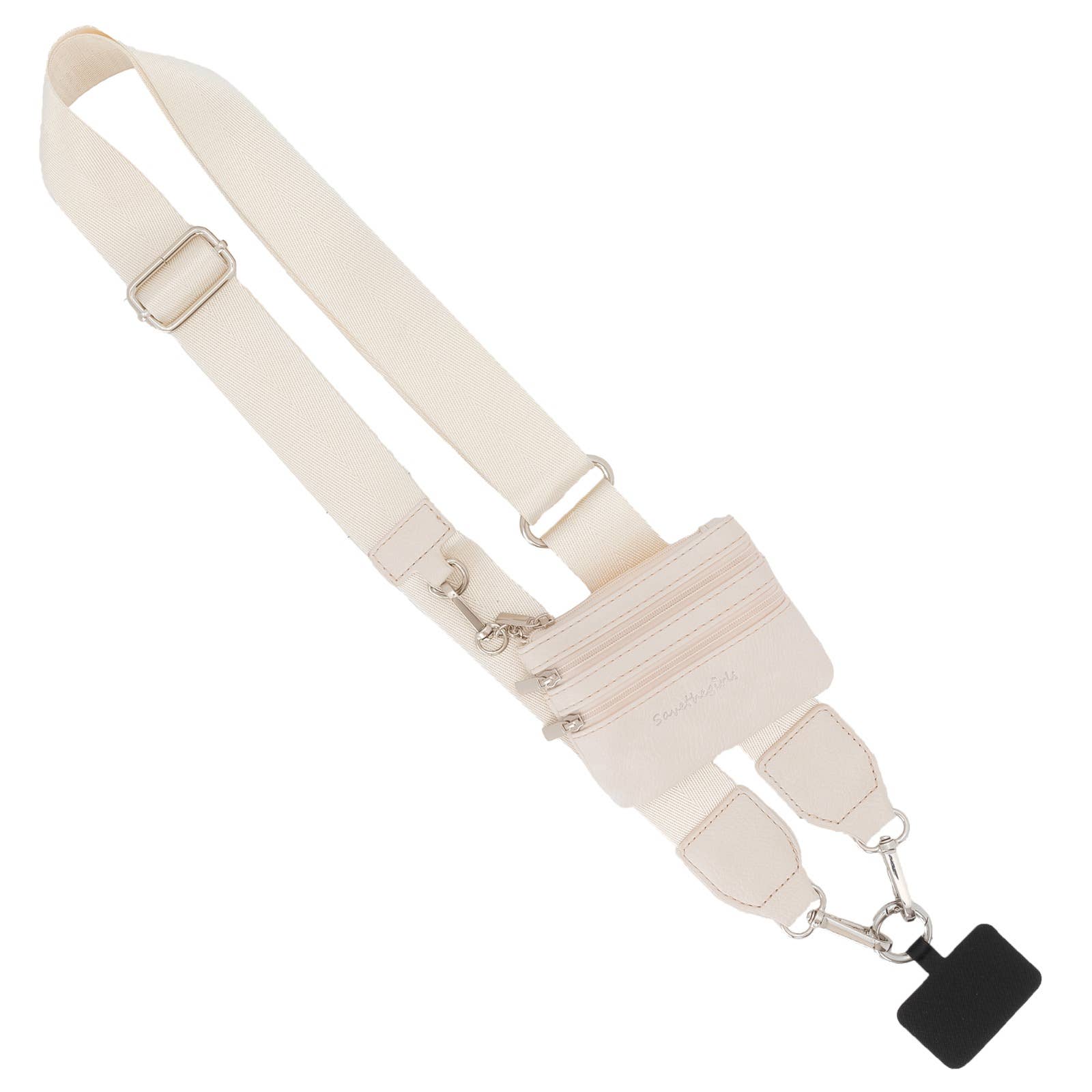 Clip & Go Strap with Pouch - Neutral Collection - Premium phone accessories from Save The Girls - Just $23.95! Shop now at Pat's Monograms