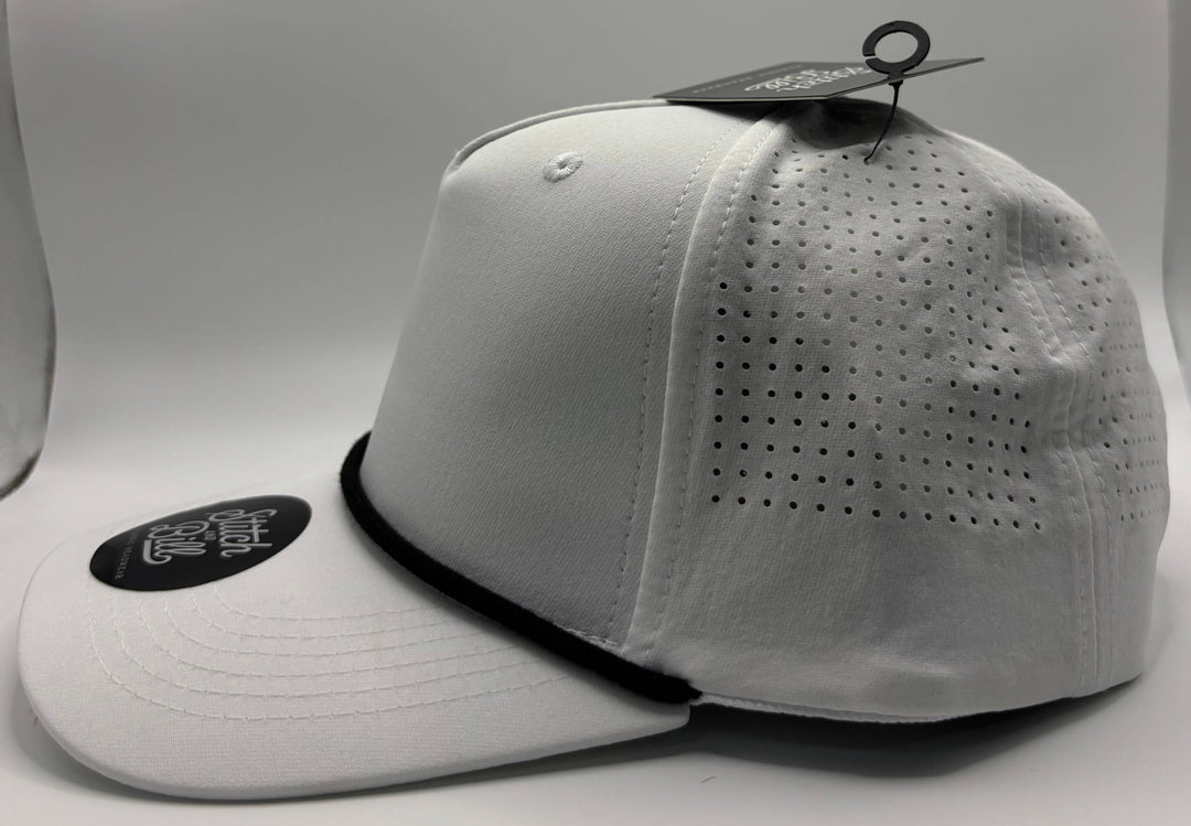 Performance 5 Panel Rope Baseball Cap Air Flow - Premium Headwear from Stitch and Bill - Just $10! Shop now at Pat's Monograms