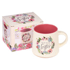 Sister Ceramic Coffee Mug with Clay Dipped Base - Ecclesiast - Premium gift item from Christian Art Gifts - Just $12.95! Shop now at Pat's Monograms