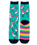 Unicorn Crew Sock One Size - Premium Socks from Lazy One - Just $9.95! Shop now at Pat's Monograms