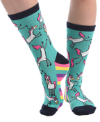 Unicorn Crew Sock One Size - Premium Socks from Lazy One - Just $9.95! Shop now at Pat's Monograms