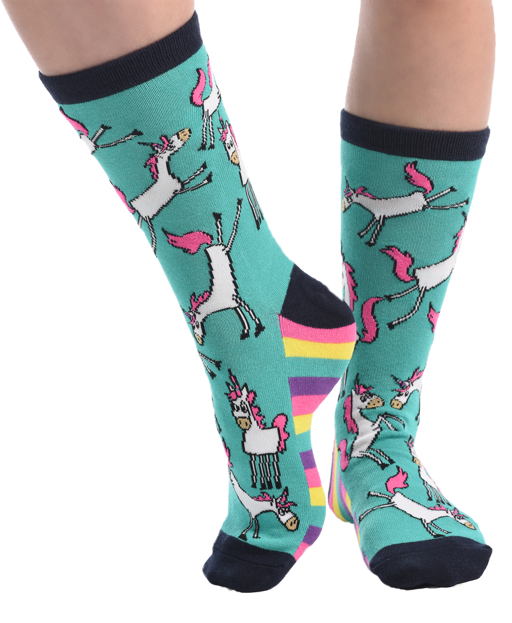 Unicorn Crew Sock One Size - Premium Socks from Lazy One - Just $9.95! Shop now at Pat's Monograms
