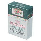 101 Blessings for a Great Teacher Box of Blessings - Premium Books and Devotionals from Christian Art Gifts - Just $4.99! Shop now at Pat's Monograms