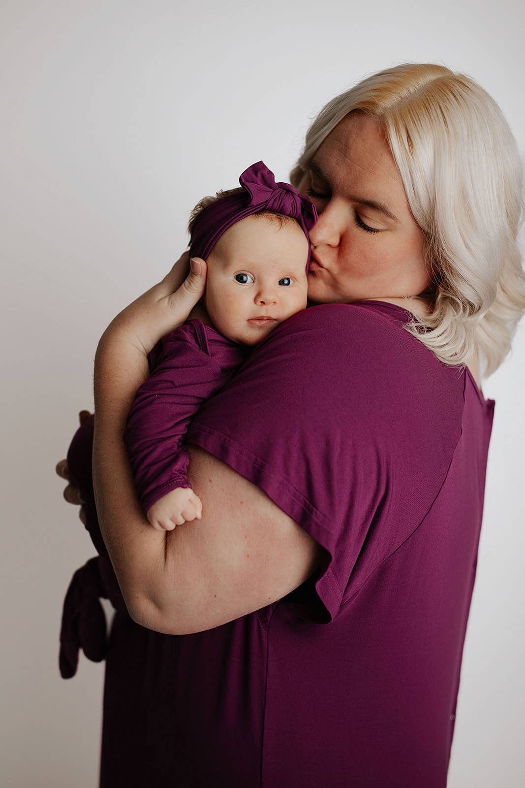 Plum Purple Maternity Labor and Delivery/ Nursing Gown - Premium nursing & Feeding from Three Little Tots - Just $36.95! Shop now at Pat's Monograms