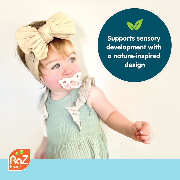 RaZberry Silicone Teether - Blue Moon - Premium Baby Soothers from RaZbaby - Just $5.95! Shop now at Pat's Monograms