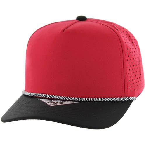 804 - 5 PANEL ROPE LASER CUT SNAPBACK BALL CAP - Premium baseball cap from Zion Brand - Just $12.95! Shop now at Pat's Monograms