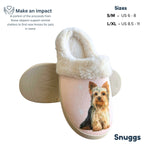 Yorkie Snuggs Slipper - Comfy - Pet lover - Premium  from E&S Pets - Just $24.95! Shop now at Pat's Monograms