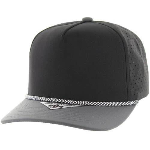 804 - 5 PANEL ROPE LASER CUT SNAPBACK BALL CAP - Premium baseball cap from Zion Brand - Just $12.95! Shop now at Pat's Monograms
