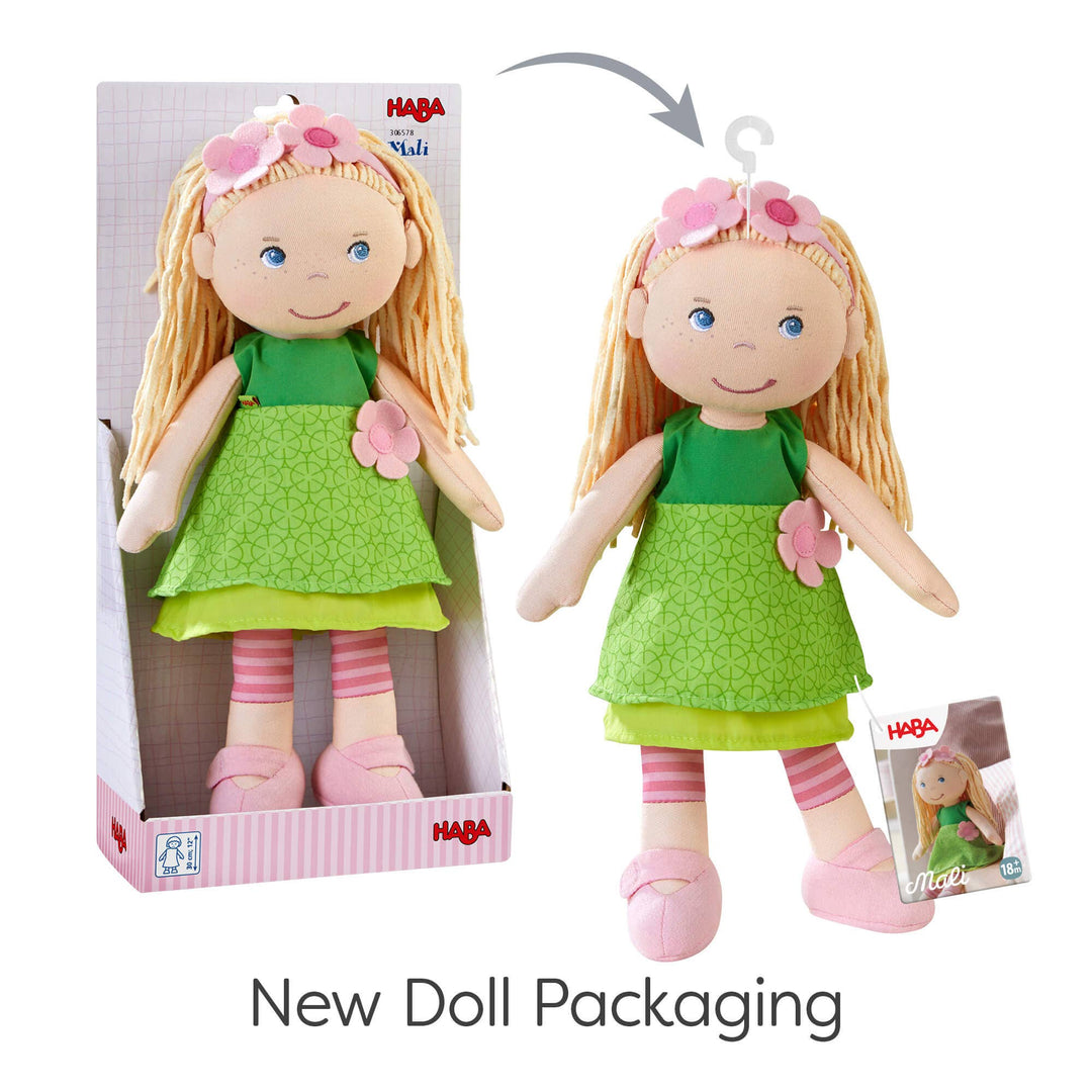 Mali 12" Soft Doll - Premium Plush Doll from HABA USA - Just $32.95! Shop now at Pat's Monograms