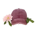 GIRLS Distressed Caps - Premium baseball cap from GRACE+EMMA by Southern Grace - Just $8.95! Shop now at Pat's Monograms