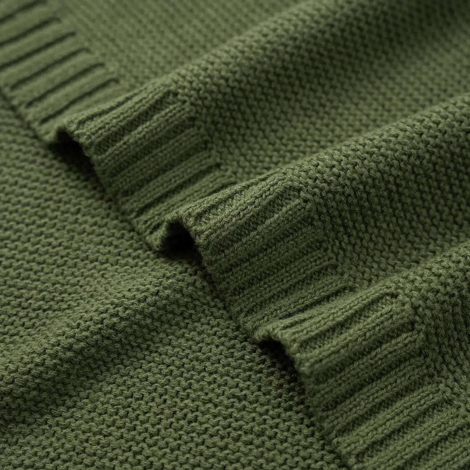Classic Knit Baby Blanket - 100% Cotton Shima Seiki Knitting - Premium Baby Blanket from SwaddleAn - Just $38.95! Shop now at Pat's Monograms