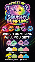 4" Mystery Squishy Dumpling - Premium novelty from Novelty Brands - Just $11.95! Shop now at Pat's Monograms