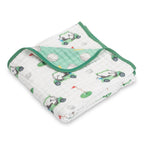 Golf A Round Sports Theme Baby Toddler Muslin Blanket - Premium Baby Blanket from LollyBanks - Just $29.95! Shop now at Pat's Monograms