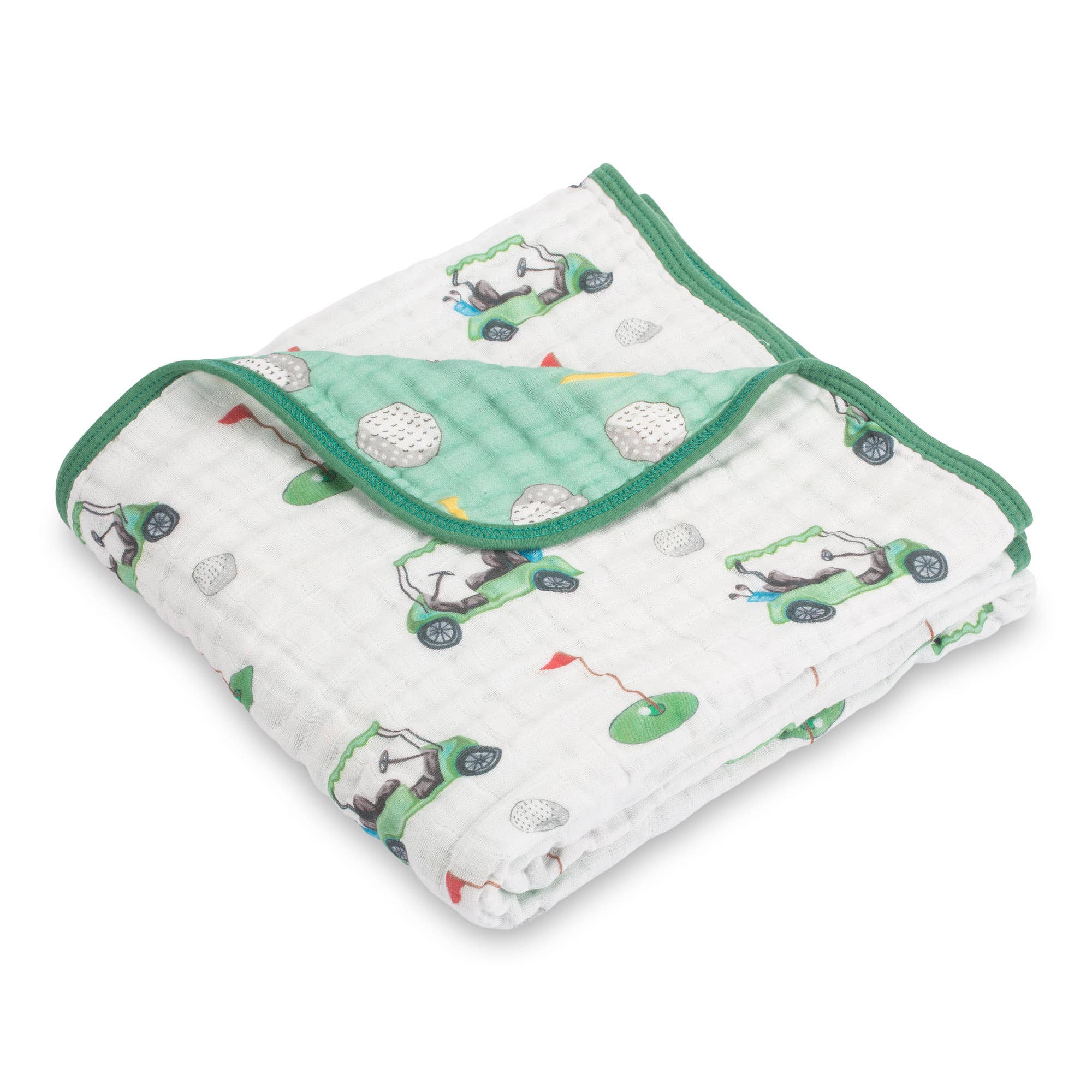 Golf A Round Sports Theme Baby Toddler Muslin Blanket - Premium Baby Blanket from LollyBanks - Just $29.95! Shop now at Pat's Monograms
