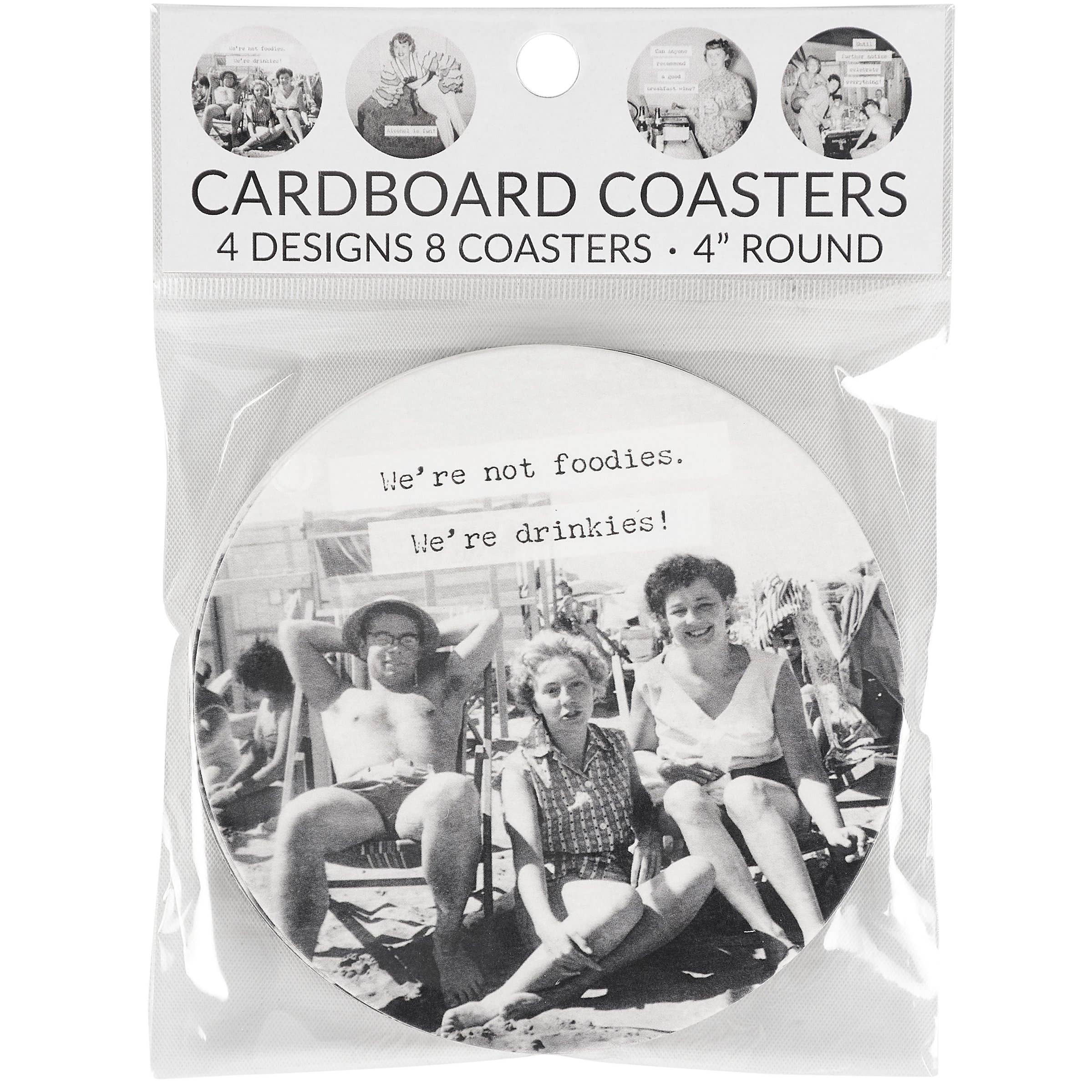 Let's Drink Coasters - Premium barware from Primitives by Kathy - Just $7.95! Shop now at Pat's Monograms
