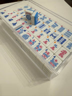 Mahjong Tiles - Bubble Pop – American Mahjong Tile Set (166 Tiles) 2-Color Blue - Premium Mahjong from Mahjong Studios - Just $149.95! Shop now at Pat's Monograms