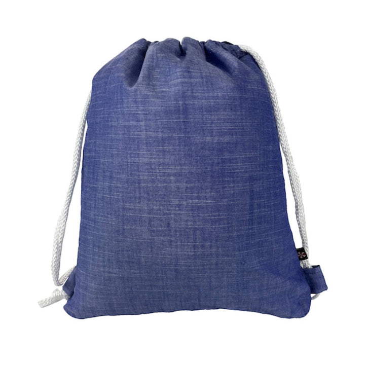 Navy Chambray Sling Backpack - Premium Backpack from Mint - Just $22.95! Shop now at Pat's Monograms