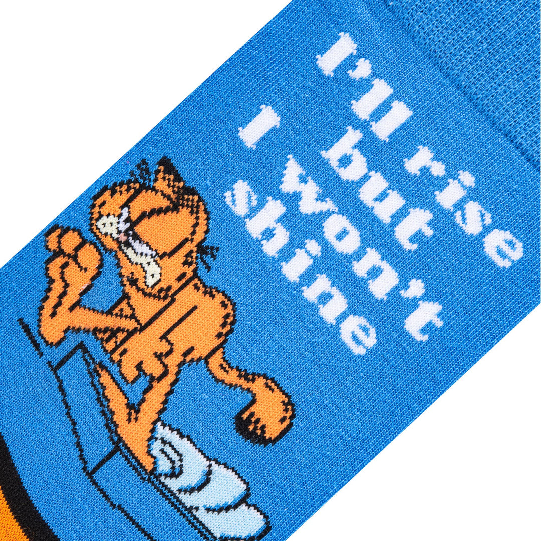 Garfield Rise & Shine - Mens Crew Folded - Premium Socks from Cool Socks - Just $11.95! Shop now at Pat's Monograms