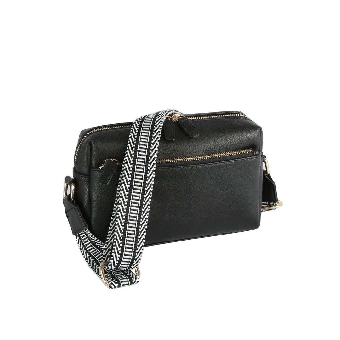 Guitar Strap Wide Boxy Crossbody Bag - Premium crossbody from Handbag Factory Corp - Just $36.95! Shop now at Pat's Monograms