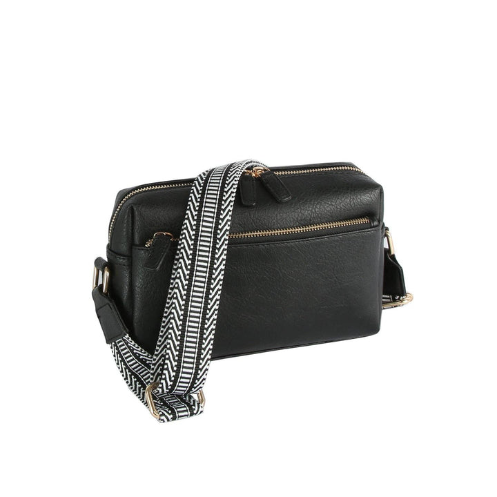 Guitar Strap Wide Boxy Crossbody Bag - Premium crossbody from Handbag Factory Corp - Just $36.95! Shop now at Pat's Monograms