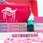 MINI TRAVEL MAHJONG  |  Mini Anywhere Series  |  Pink - Premium Mahjong from My Fair Mahjong - Just $195.95! Shop now at Pat's Monograms