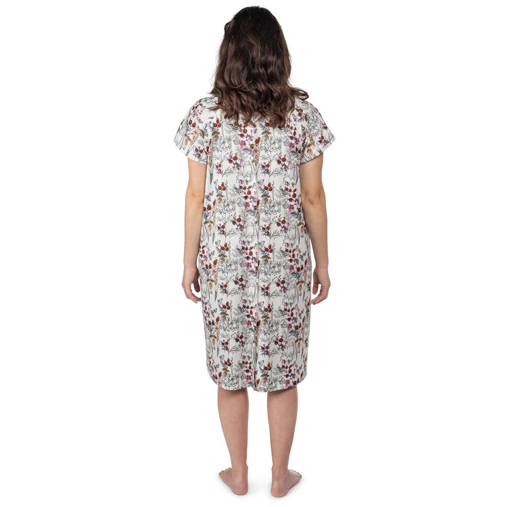 Floral Mommy Labor and Delivery/ Nursing Gown - Premium Maternity Clothing from Three Little Tots - Just $36.95! Shop now at Pat's Monograms