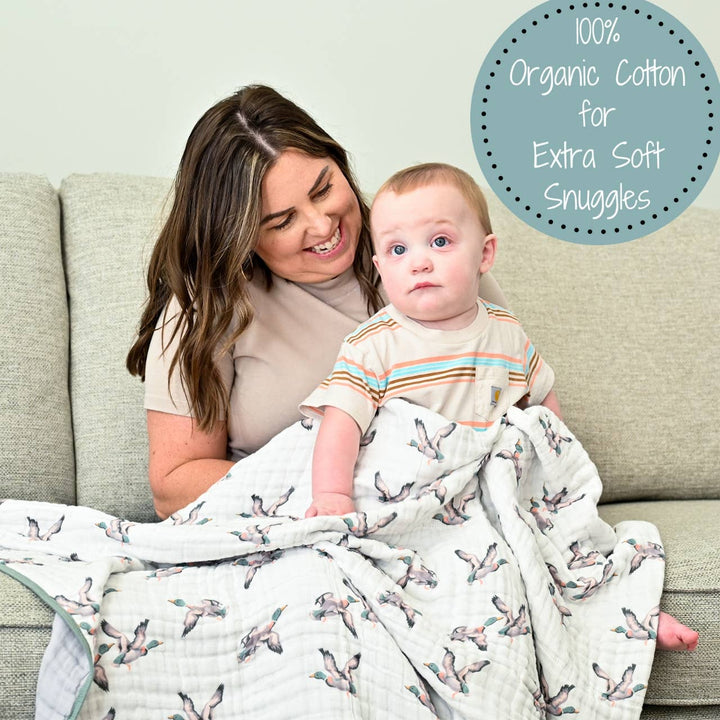 Quackin'up Baby Toddler Muslin Blanket - Premium Baby Blanket from LollyBanks - Just $29.95! Shop now at Pat's Monograms