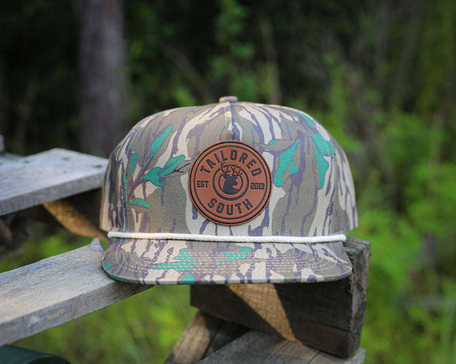 Break up Camo - Deer leather patch - Premium Caps from Tailored South Hat Co. - Just $28.95! Shop now at Pat's Monograms