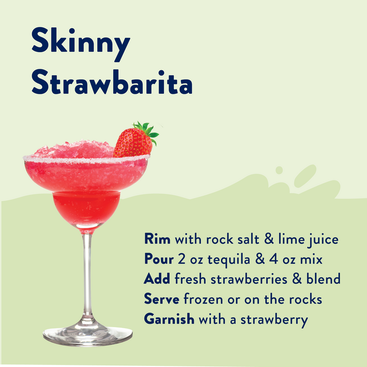 Natural Strawberry Key Lime Margarita - Mixer - Premium drink mix from Jordan's Skinny Mixes - Just $9.95! Shop now at Pat's Monograms