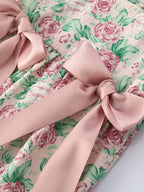 Vintage Rose Baby Girls Romper - Premium Baby & Toddler Outfits from Rylee Faith Designs - Just $32.95! Shop now at Pat's Monograms