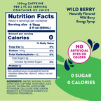 Sugar Free Wild Berry Energy Syrup - 375ml - Premium syrup from Jordan's Skinny Mixes - Just $6.95! Shop now at Pat's Monograms