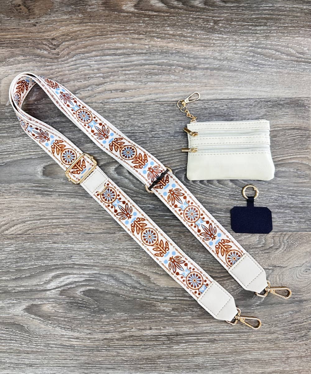 HANDBAG STRAP WITH ZIPPER POUCH PHONE HOLDER WRISTBAND - Premium Accessories from DESHENG ENTERPRISE - Just $19.95! Shop now at Pat's Monograms