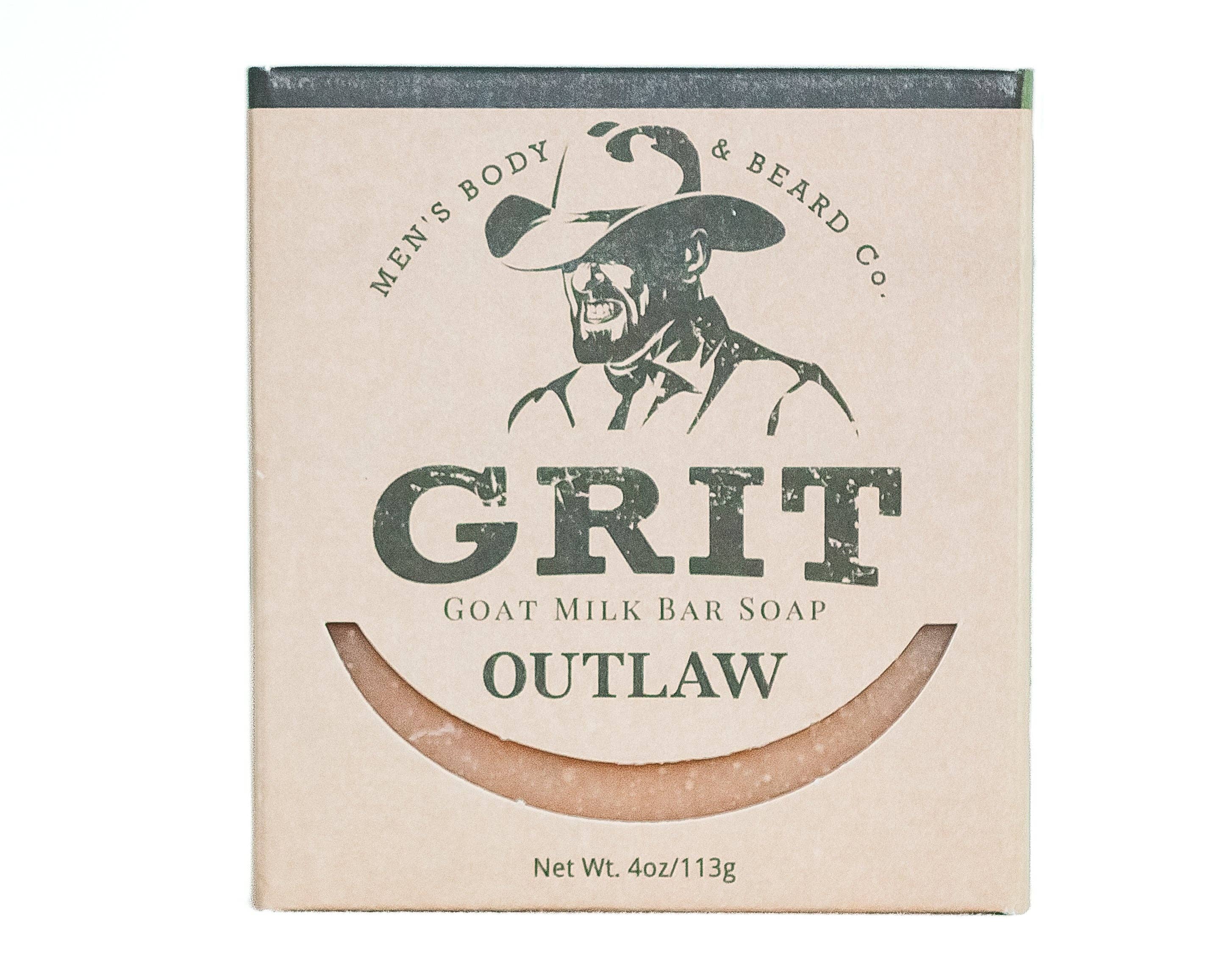 Outlaw Goat Milk Bar Soap - Premium Bath & Body from GRIT Soap Supply - Just $8.95! Shop now at Pat's Monograms