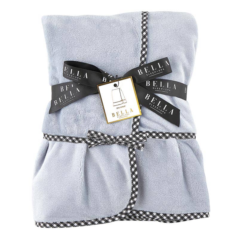 Plush Spa Wrap - Coastal - Premium spa wrap from Bella Sleep + Spa - Just $49.50! Shop now at Pat's Monograms