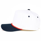 C.C Two Tone Plain with Rope Point Trucker Hat - Premium hat from Hana - Just $14.95! Shop now at Pat's Monograms
