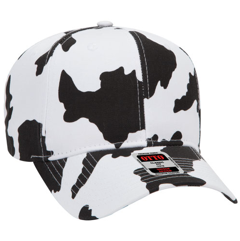 Otto Cap - Cow Print 56-057 - Premium Caps from Otto Caps - Just $8.50! Shop now at Pat's Monograms