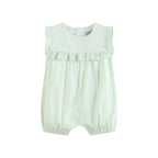 Mint Green Ruffle Jumper Romper - Premium Baby & Toddler Outfits from Lil Cactus - Just $38.95! Shop now at Pat's Monograms